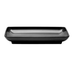 Elite Global Solutions M85145-B Pappasan 14-1/2 X 8-1/2 Black Platter