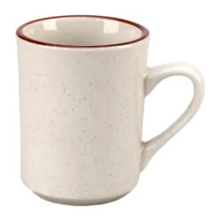 Vertex® China CRV-17 Caravan Brown Speckled 8 Oz. Mug - 36 / CS