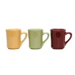 Tuxton DYM-080 Duratux 8 Oz. Assorted Tiara Mug - 36 / CS