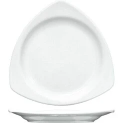 International Tableware TR-10-EW Euro White 10.5" Plate - 12 / CS