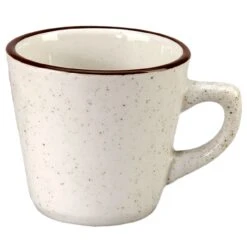 Vertex China CRV-1 Caravan Brown Speckled 7 Oz. Tall Cup - 36 / CS