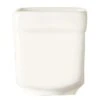 World® Tableware SL-52 Slate White 2.5 Oz. Sampler Cube - 36 / CS -Libbey Kitchenware Store 898948