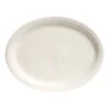 Tuxton TNR-019 Nevada 12-1/2" Eggshell Oval Platter - 12 / CS -Libbey Kitchenware Store 935412